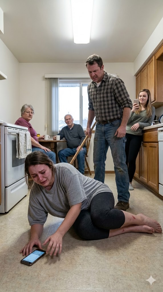 “O meu marido bateu-me enquanto eu estava grávida, e os pais dele riam-se… mas não sabiam que uma mensagem iria destruir tudo.”