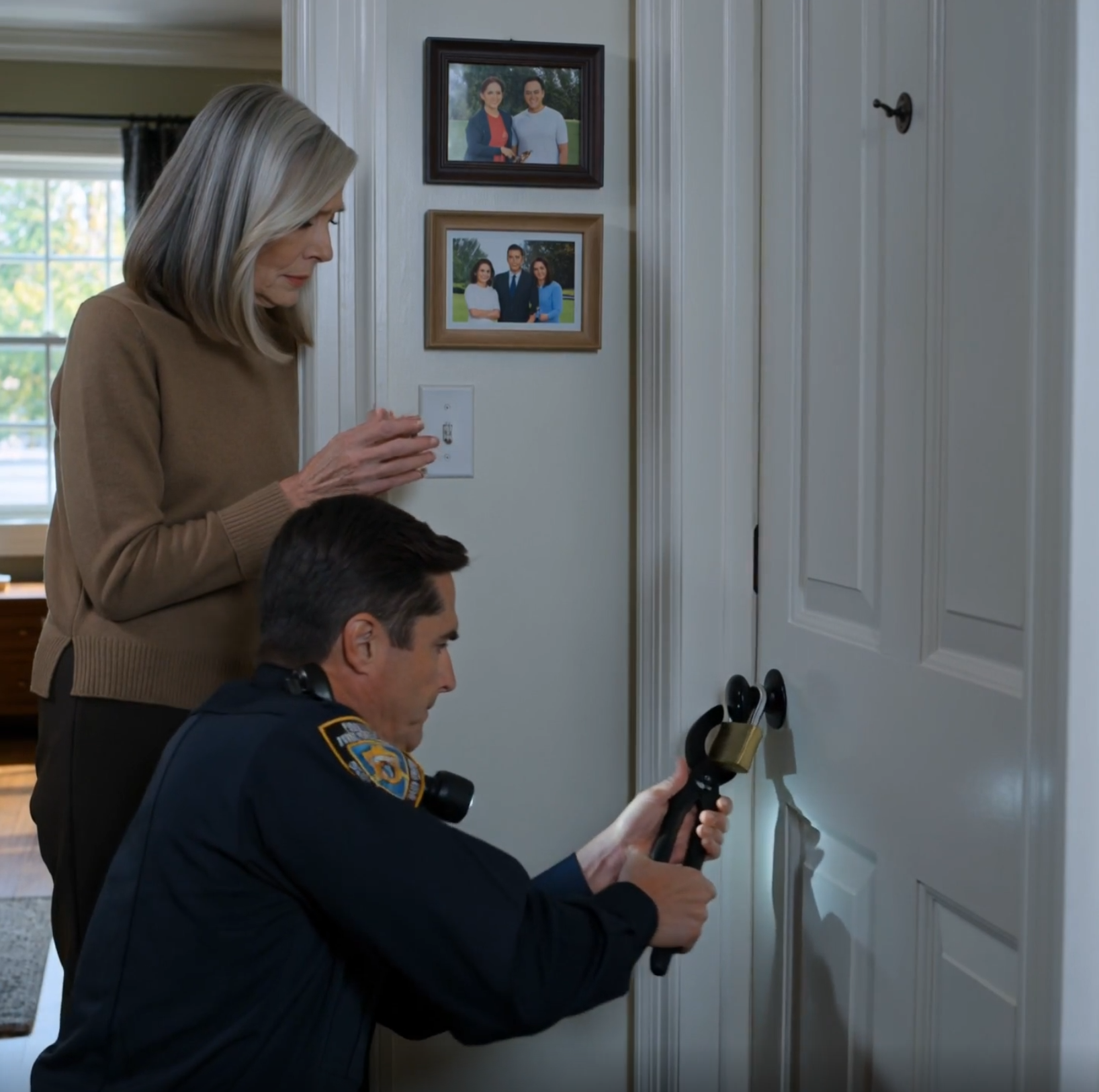 Ma fille Rachel ne répondait plus à mes appels depuis trois semaines, et tous mes messages restaient sans réponse. Je suis allé chez elle avec le double des clés, me disant que je m’inquiétais simplement pour rien. L’endroit était silencieux, trop silencieux. Soudain, j’ai entendu un léger grattement venant du sous-sol. Je l’ai suivi jusqu’à la porte et je me suis figé : un gros cadenas était verrouillé à l’extérieur. J’ai appelé la police pour qu’elle vérifie que tout allait bien, et lorsqu’ils ont enlevé le cadenas et ouvert la porte en douceur, le grattement a cessé…