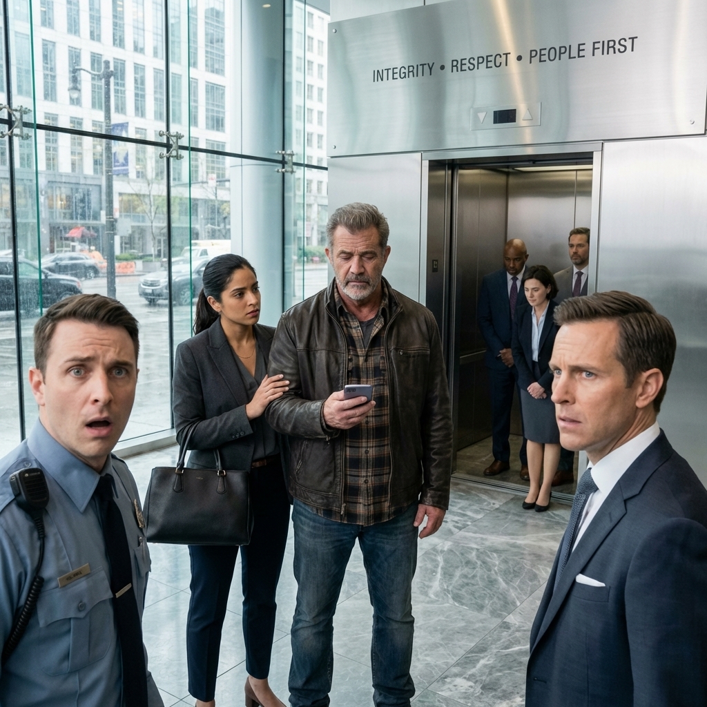 Il entra au siège d’Apex Dynamics à Seattle, vêtu d’un manteau usé, de chaussures éraflées et d’un bracelet d’hôpital. La sécurité le bouscula sans ménagement. « Dégage, clochard ! » lança une voix ricanante, les téléphones déjà en marche. Un seul stagiaire s’avança : « Arrêtez. C’est un être humain. » Daniel leva calmement son téléphone. « Amenez le conseil d’administration dans le hall. Immédiatement. » L’ascenseur s’ouvrit… et les dirigeants s’inclinèrent. La suite des événements risque de diviser tout le monde.