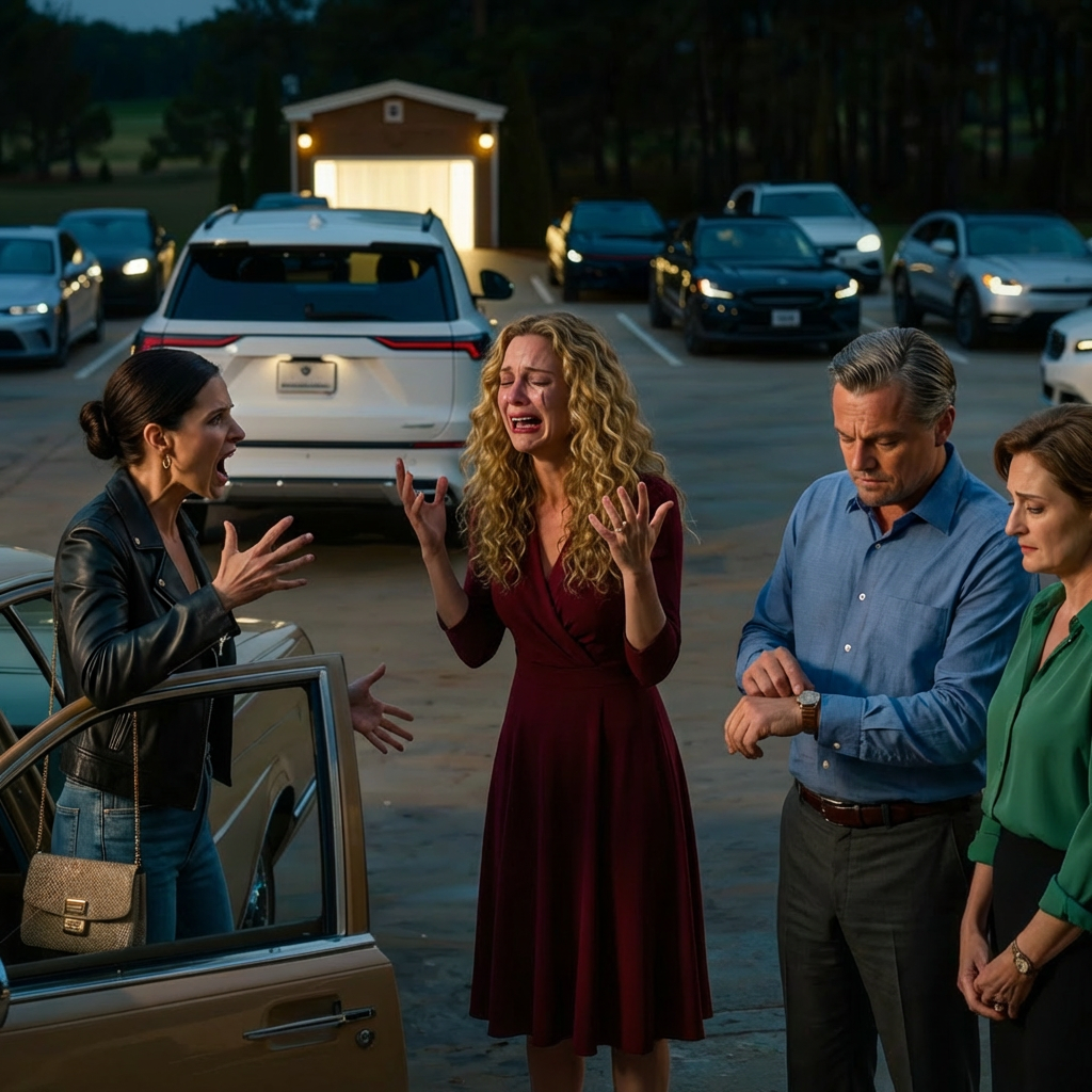 « Cette vieille Honda nous donne l’air misérables », a raillé ma sœur. « Soit tu t’achètes une voiture correcte, soit tu ne viens plus. » Je suis restée silencieuse et j’ai pris la route du retour. Elle m’a suivie… et s’est figée quand la porte de mon garage s’est ouverte.